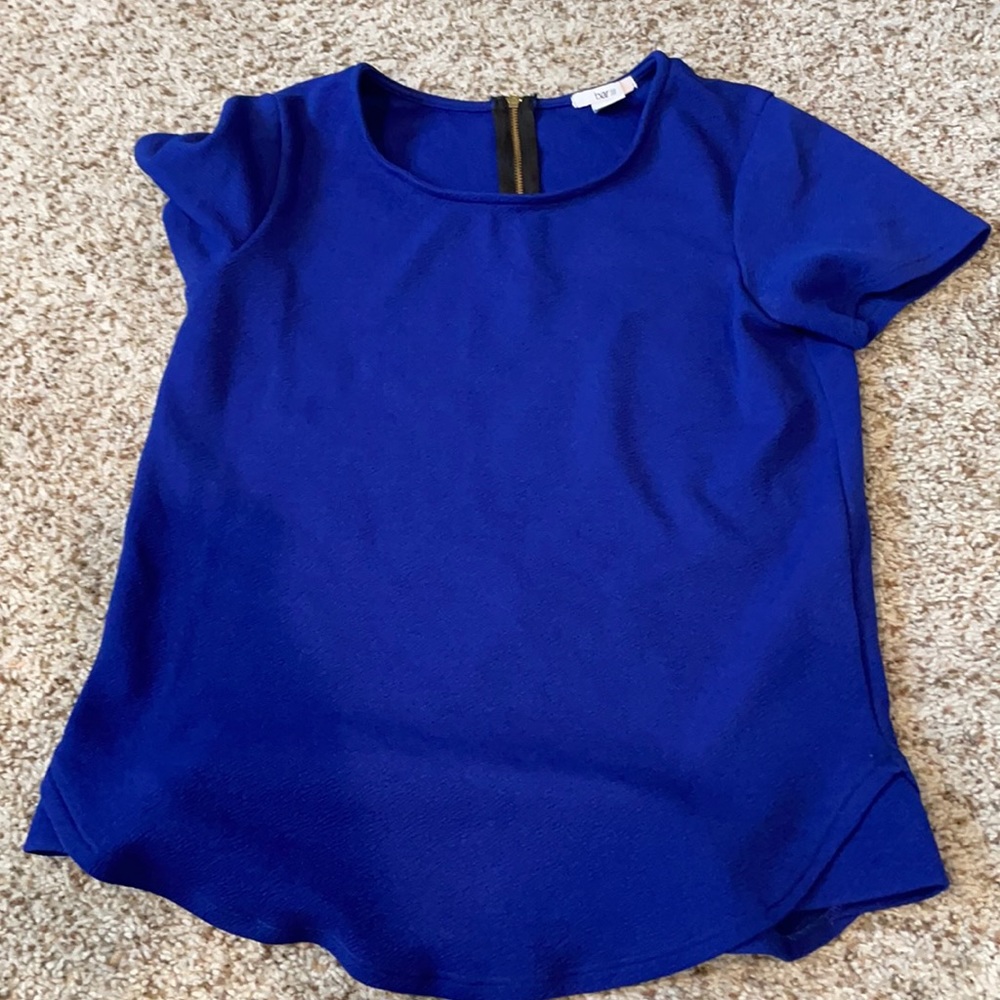 Blue dress top